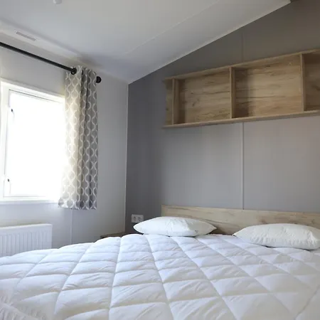 Modern Caravan On Small Near Woods & Sea De Haan